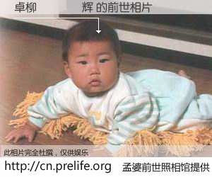 #孟婆前世照相馆# 【卓柳😊辉 的前世相片】我们都曾从奈何桥上走过，喝下三碗忘川之水烹煮的孟婆汤，忘却了前尘旧事。孟婆前世照相馆，保存着你前世的数码相片。卓柳😊辉 的前世相片，有图有真相：