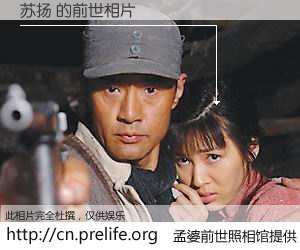 #孟婆前世照相馆# 【苏扬 的前世相片】我们都曾从奈何桥上走过，喝下三碗忘川之水烹煮的孟婆汤，忘却了前尘旧事。孟婆前世照相馆，保存着你前世的数码相片。苏扬 的前世相片，有图有真相：