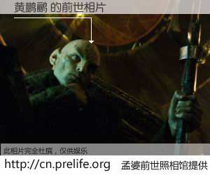 #孟婆前世照相馆# 【黄鹏鹂 的前世相片】我们都曾从奈何桥上走过，喝下三碗忘川之水烹煮的孟婆汤，忘却了前尘旧事。孟婆前世照相馆，保存着你前世的数码相片。黄鹏鹂 的前世相片，有图有真相：