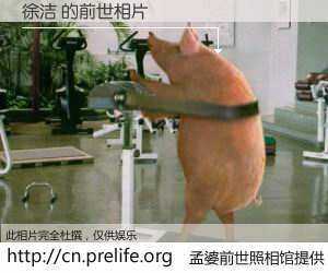 #孟婆前世照相馆# 【徐洁 的前世相片】我们都曾从奈何桥上走过，喝下三碗忘川之水烹煮的孟婆汤，忘却了前尘旧事。孟婆前世照相馆，保存着你前世的数码相片。徐洁 的前世相片，有图有真相：