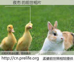 #孟婆前世照相馆# 【萬華夜市 的前世相片】我们都曾从奈何桥上走过，喝下三碗忘川之水烹煮的孟婆汤，忘却了前尘旧事。孟婆前世照相馆，保存着你前世的数码相片。萬華夜市 的前世相片，有图有真相：