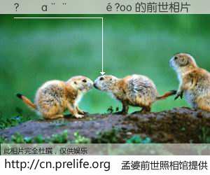 #孟婆前世照相馆# 【?��a������?oo 的前世相片】我们都曾从奈何桥上走过，喝下三碗忘川之水烹煮的孟婆汤，忘却了前尘旧事。孟婆前世照相馆，保存着你前世的数码相片。?��a������?oo 的前世相片，有图有真相：