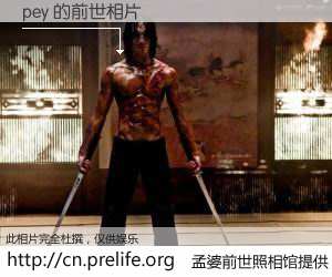 #孟婆前世照相馆# 【pey 的前世相片】我们都曾从奈何桥上走过，喝下三碗忘川之水烹煮的孟婆汤，忘却了前尘旧事。孟婆前世照相馆，保存着你前世的数码相片。pey 的前世相片，有图有真相：