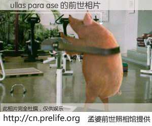 #孟婆前世照相馆# 【ullas para ase 的前世相片】我们都曾从奈何桥上走过，喝下三碗忘川之水烹煮的孟婆汤，忘却了前尘旧事。孟婆前世照相馆，保存着你前世的数码相片。ullas para ase 的前世相片，有图有真相：