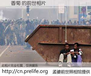 #孟婆前世照相馆# 【張香菊 的前世相片】我们都曾从奈何桥上走过，喝下三碗忘川之水烹煮的孟婆汤，忘却了前尘旧事。孟婆前世照相馆，保存着你前世的数码相片。張香菊 的前世相片，有图有真相：