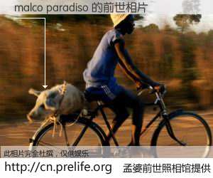 #孟婆前世照相馆# 【malco paradiso 的前世相片】我们都曾从奈何桥上走过，喝下三碗忘川之水烹煮的孟婆汤，忘却了前尘旧事。孟婆前世照相馆，保存着你前世的数码相片。malco paradiso 的前世相片，有图有真相：