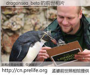 #孟婆前世照相馆# 【dragonsea_beta 的前世相片】我们都曾从奈何桥上走过，喝下三碗忘川之水烹煮的孟婆汤，忘却了前尘旧事。孟婆前世照相馆，保存着你前世的数码相片。dragonsea_beta 的前世相片，有图有真相：