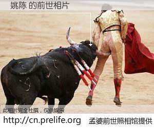 #孟婆前世照相馆# 【姚陈 的前世相片】我们都曾从奈何桥上走过，喝下三碗忘川之水烹煮的孟婆汤，忘却了前尘旧事。孟婆前世照相馆，保存着你前世的数码相片。姚陈 的前世相片，有图有真相：