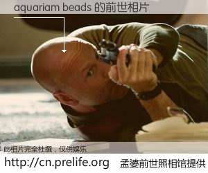 #孟婆前世照相馆# 【aquariam beads 的前世相片】我们都曾从奈何桥上走过，喝下三碗忘川之水烹煮的孟婆汤，忘却了前尘旧事。孟婆前世照相馆，保存着你前世的数码相片。aquariam beads 的前世相片，有图有真相：