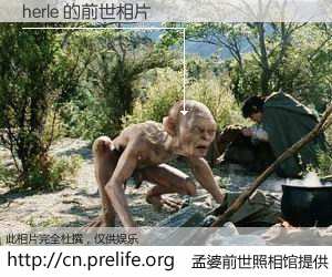 #孟婆前世照相馆# 【herle 的前世相片】我们都曾从奈何桥上走过，喝下三碗忘川之水烹煮的孟婆汤，忘却了前尘旧事。孟婆前世照相馆，保存着你前世的数码相片。herle 的前世相片，有图有真相：