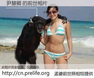 #孟婆前世照相馆# 【尹慧卿 的前世相片】我们都曾从奈何桥上走过，喝下三碗忘川之水烹煮的孟婆汤，忘却了前尘旧事。孟婆前世照相馆，保存着你前世的数码相片。尹慧卿 的前世相片，有图有真相：