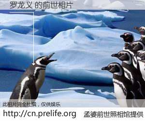 #孟婆前世照相馆# 【罗龙义 的前世相片】我们都曾从奈何桥上走过，喝下三碗忘川之水烹煮的孟婆汤，忘却了前尘旧事。孟婆前世照相馆，保存着你前世的数码相片。罗龙义 的前世相片，有图有真相：