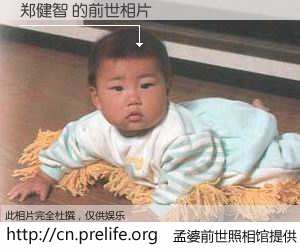 #孟婆前世照相馆# 【郑健智 的前世相片】我们都曾从奈何桥上走过，喝下三碗忘川之水烹煮的孟婆汤，忘却了前尘旧事。孟婆前世照相馆，保存着你前世的数码相片。郑健智 的前世相片，有图有真相：