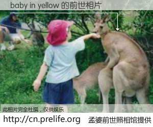 #孟婆前世照相馆# 【baby in yellow 的前世相片】我们都曾从奈何桥上走过，喝下三碗忘川之水烹煮的孟婆汤，忘却了前尘旧事。孟婆前世照相馆，保存着你前世的数码相片。baby in yellow 的前世相片，有图有真相：
