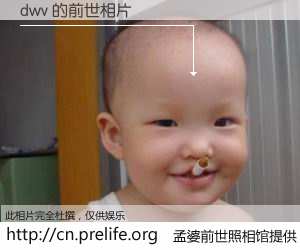 #孟婆前世照相馆# 【dwv 的前世相片】我们都曾从奈何桥上走过，喝下三碗忘川之水烹煮的孟婆汤，忘却了前尘旧事。孟婆前世照相馆，保存着你前世的数码相片。dwv 的前世相片，有图有真相：