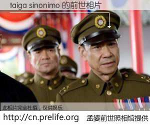 #孟婆前世照相馆# 【taiga sinonimo 的前世相片】我们都曾从奈何桥上走过，喝下三碗忘川之水烹煮的孟婆汤，忘却了前尘旧事。孟婆前世照相馆，保存着你前世的数码相片。taiga sinonimo 的前世相片，有图有真相：