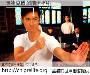 #孟婆前世照相馆# 【臭猪粪精 的前世相片】我们都曾从奈何桥上走过，喝下三碗忘川之水烹煮的孟婆汤，忘却了前尘旧事。孟婆前世照相馆，保存着你前世的数码相片。臭猪粪精 的前世相片，有图有真相：