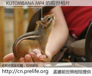 #孟婆前世照相馆# 【KUTOMBANA MP4 的前世相片】我们都曾从奈何桥上走过，喝下三碗忘川之水烹煮的孟婆汤，忘却了前尘旧事。孟婆前世照相馆，保存着你前世的数码相片。KUTOMBANA MP4 的前世相片，有图有真相：