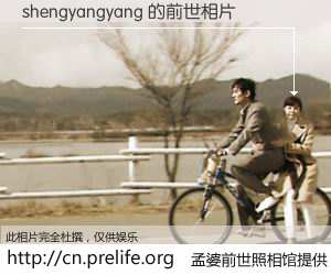 #孟婆前世照相馆# 【shengyangyang 的前世相片】我们都曾从奈何桥上走过，喝下三碗忘川之水烹煮的孟婆汤，忘却了前尘旧事。孟婆前世照相馆，保存着你前世的数码相片。shengyangyang 的前世相片，有图有真相：