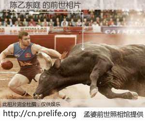#孟婆前世照相馆# 【陈乙东庭 的前世相片】我们都曾从奈何桥上走过，喝下三碗忘川之水烹煮的孟婆汤，忘却了前尘旧事。孟婆前世照相馆，保存着你前世的数码相片。陈乙东庭 的前世相片，有图有真相：