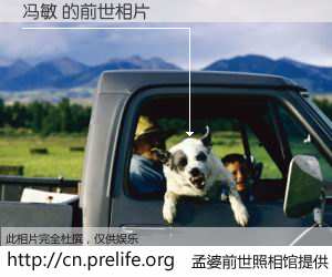 #孟婆前世照相馆# 【冯敏 的前世相片】我们都曾从奈何桥上走过，喝下三碗忘川之水烹煮的孟婆汤，忘却了前尘旧事。孟婆前世照相馆，保存着你前世的数码相片。冯敏 的前世相片，有图有真相：