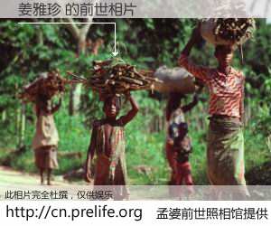 #孟婆前世照相馆# 【姜雅珍 的前世相片】我们都曾从奈何桥上走过，喝下三碗忘川之水烹煮的孟婆汤，忘却了前尘旧事。孟婆前世照相馆，保存着你前世的数码相片。姜雅珍 的前世相片，有图有真相：