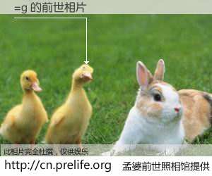 #孟婆前世照相馆# 【=g 的前世相片】我们都曾从奈何桥上走过，喝下三碗忘川之水烹煮的孟婆汤，忘却了前尘旧事。孟婆前世照相馆，保存着你前世的数码相片。=g 的前世相片，有图有真相：