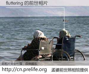 #孟婆前世照相馆# 【fluttering 的前世相片】我们都曾从奈何桥上走过，喝下三碗忘川之水烹煮的孟婆汤，忘却了前尘旧事。孟婆前世照相馆，保存着你前世的数码相片。fluttering 的前世相片，有图有真相：