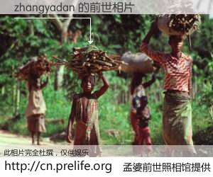 #孟婆前世照相馆# 【zhangyadan 的前世相片】我们都曾从奈何桥上走过，喝下三碗忘川之水烹煮的孟婆汤，忘却了前尘旧事。孟婆前世照相馆，保存着你前世的数码相片。zhangyadan 的前世相片，有图有真相：