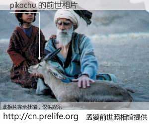 #孟婆前世照相馆# 【pikachu 的前世相片】我们都曾从奈何桥上走过，喝下三碗忘川之水烹煮的孟婆汤，忘却了前尘旧事。孟婆前世照相馆，保存着你前世的数码相片。pikachu 的前世相片，有图有真相：