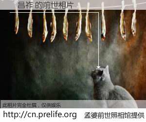 #孟婆前世照相馆# 【陳昌祚 的前世相片】我们都曾从奈何桥上走过，喝下三碗忘川之水烹煮的孟婆汤，忘却了前尘旧事。孟婆前世照相馆，保存着你前世的数码相片。陳昌祚 的前世相片，有图有真相：
