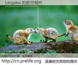 #孟婆前世照相馆# 【Langelos 的前世相片】我们都曾从奈何桥上走过，喝下三碗忘川之水烹煮的孟婆汤，忘却了前尘旧事。孟婆前世照相馆，保存着你前世的数码相片。Langelos 的前世相片，有图有真相：