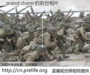 #孟婆前世照相馆# 【arsinal charm 的前世相片】我们都曾从奈何桥上走过，喝下三碗忘川之水烹煮的孟婆汤，忘却了前尘旧事。孟婆前世照相馆，保存着你前世的数码相片。arsinal charm 的前世相片，有图有真相：