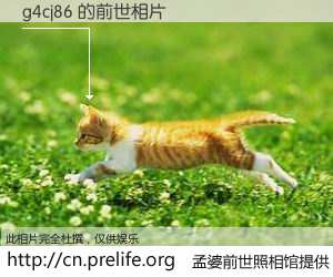 #孟婆前世照相馆# 【g4cj86 的前世相片】我们都曾从奈何桥上走过，喝下三碗忘川之水烹煮的孟婆汤，忘却了前尘旧事。孟婆前世照相馆，保存着你前世的数码相片。g4cj86 的前世相片，有图有真相：