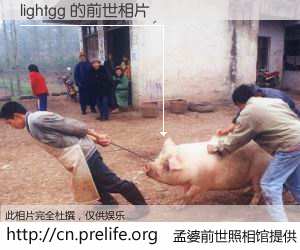 #孟婆前世照相馆# 【lightgg 的前世相片】我们都曾从奈何桥上走过，喝下三碗忘川之水烹煮的孟婆汤，忘却了前尘旧事。孟婆前世照相馆，保存着你前世的数码相片。lightgg 的前世相片，有图有真相：