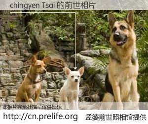 #孟婆前世照相馆# 【chingyen Tsai 的前世相片】我们都曾从奈何桥上走过，喝下三碗忘川之水烹煮的孟婆汤，忘却了前尘旧事。孟婆前世照相馆，保存着你前世的数码相片。chingyen Tsai 的前世相片，有图有真相：