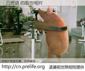 #孟婆前世照相馆# 【云思语 的前世相片】我们都曾从奈何桥上走过，喝下三碗忘川之水烹煮的孟婆汤，忘却了前尘旧事。孟婆前世照相馆，保存着你前世的数码相片。云思语 的前世相片，有图有真相：