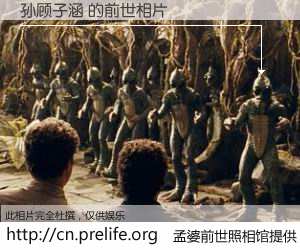 #孟婆前世照相馆# 【孙顾子涵 的前世相片】我们都曾从奈何桥上走过，喝下三碗忘川之水烹煮的孟婆汤，忘却了前尘旧事。孟婆前世照相馆，保存着你前世的数码相片。孙顾子涵 的前世相片，有图有真相：