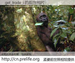 #孟婆前世照相馆# 【get_trade_i 的前世相片】我们都曾从奈何桥上走过，喝下三碗忘川之水烹煮的孟婆汤，忘却了前尘旧事。孟婆前世照相馆，保存着你前世的数码相片。get_trade_i 的前世相片，有图有真相：