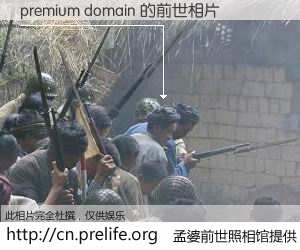 #孟婆前世照相馆# 【premium domain 的前世相片】我们都曾从奈何桥上走过，喝下三碗忘川之水烹煮的孟婆汤，忘却了前尘旧事。孟婆前世照相馆，保存着你前世的数码相片。premium domain 的前世相片，有图有真相：