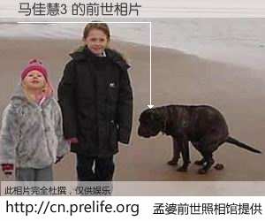 #孟婆前世照相馆# 【马佳慧3 的前世相片】我们都曾从奈何桥上走过，喝下三碗忘川之水烹煮的孟婆汤，忘却了前尘旧事。孟婆前世照相馆，保存着你前世的数码相片。马佳慧3 的前世相片，有图有真相：