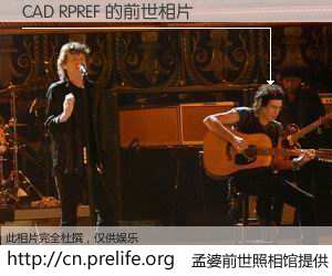 #孟婆前世照相馆# 【CAD RPREF 的前世相片】我们都曾从奈何桥上走过，喝下三碗忘川之水烹煮的孟婆汤，忘却了前尘旧事。孟婆前世照相馆，保存着你前世的数码相片。CAD RPREF 的前世相片，有图有真相：