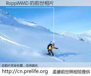 #孟婆前世照相馆# 【RoppiMMD 的前世相片】我们都曾从奈何桥上走过,喝下三碗忘川之水烹煮的孟婆汤,忘却了前尘旧事。孟婆前世照相馆,保存着你前世的数码相片。RoppiMMD 的前世相片,有图有真相: