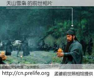 #孟婆前世照相馆# 【天山雪枭 的前世相片】我们都曾从奈何桥上走过，喝下三碗忘川之水烹煮的孟婆汤，忘却了前尘旧事。孟婆前世照相馆，保存着你前世的数码相片。天山雪枭 的前世相片，有图有真相：