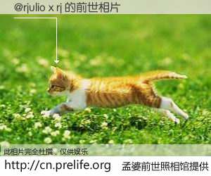 #孟婆前世照相馆# 【@rjulio x rj 的前世相片】我们都曾从奈何桥上走过，喝下三碗忘川之水烹煮的孟婆汤，忘却了前尘旧事。孟婆前世照相馆，保存着你前世的数码相片。@rjulio x rj 的前世相片，有图有真相：
