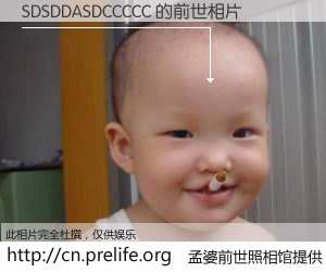#孟婆前世照相馆# 【SDSDDASDCCCCC 的前世相片】我们都曾从奈何桥上走过，喝下三碗忘川之水烹煮的孟婆汤，忘却了前尘旧事。孟婆前世照相馆，保存着你前世的数码相片。SDSDDASDCCCCC 的前世相片，有图有真相：
