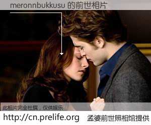 #孟婆前世照相馆# 【meronnbukkusu 的前世相片】我们都曾从奈何桥上走过，喝下三碗忘川之水烹煮的孟婆汤，忘却了前尘旧事。孟婆前世照相馆，保存着你前世的数码相片。meronnbukkusu 的前世相片，有图有真相：