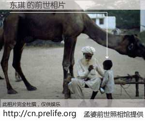#孟婆前世照相馆# 【东琪 的前世相片】我们都曾从奈何桥上走过，喝下三碗忘川之水烹煮的孟婆汤，忘却了前尘旧事。孟婆前世照相馆，保存着你前世的数码相片。东琪 的前世相片，有图有真相：