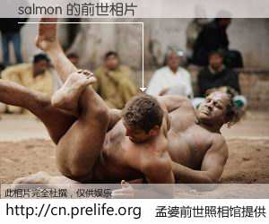 #孟婆前世照相馆# 【salmon 的前世相片】我们都曾从奈何桥上走过，喝下三碗忘川之水烹煮的孟婆汤，忘却了前尘旧事。孟婆前世照相馆，保存着你前世的数码相片。salmon 的前世相片，有图有真相：