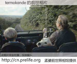 #孟婆前世照相馆# 【termokande 的前世相片】我们都曾从奈何桥上走过，喝下三碗忘川之水烹煮的孟婆汤，忘却了前尘旧事。孟婆前世照相馆，保存着你前世的数码相片。termokande 的前世相片，有图有真相：